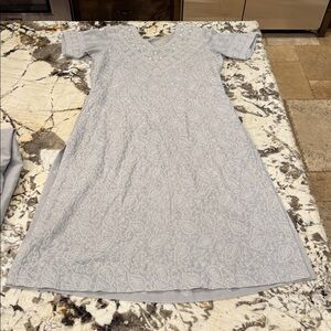 Elegant Gray Embroidered Indian Punjabi.